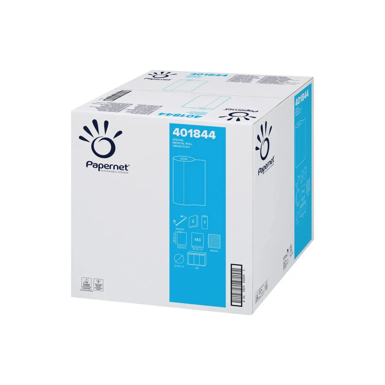 Медицинско покривало за кушетка Papernet, 40см, 50м