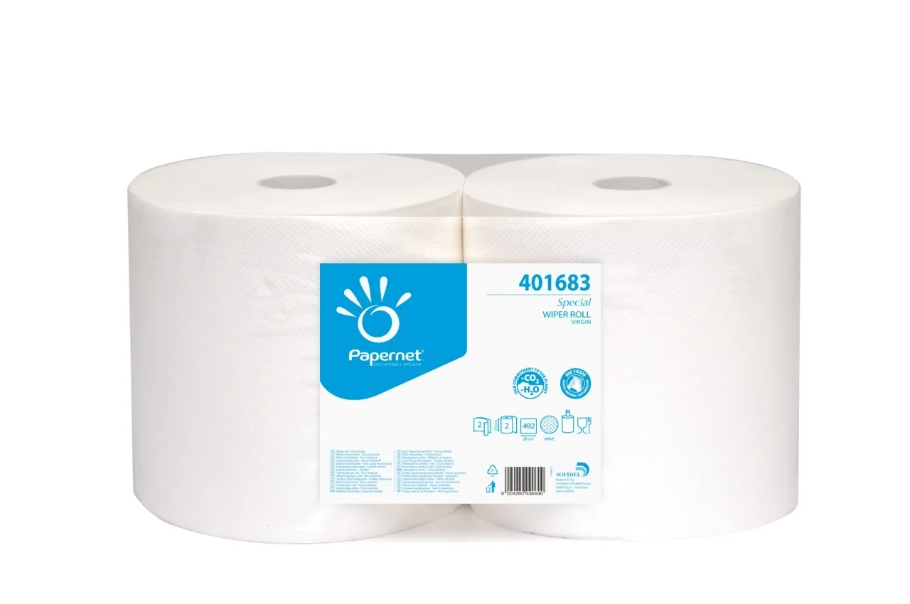 Промишлена хартия Papernet на голяма ролка, 232 мм / 138 м