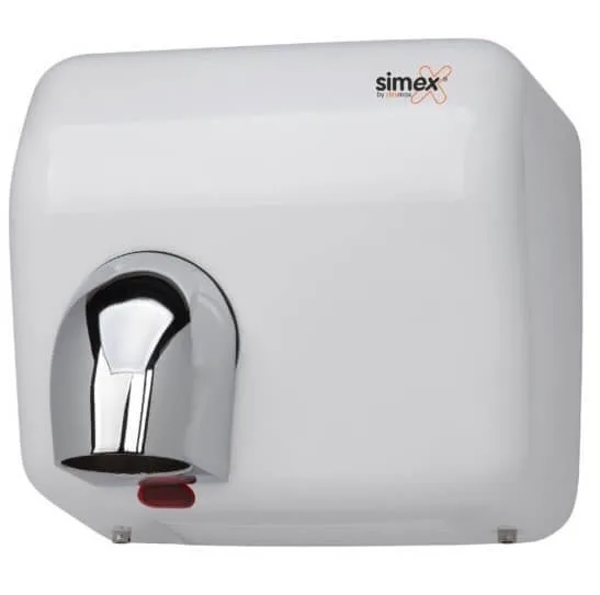 Метален сешоар за ръце, бял, 2300W, испански