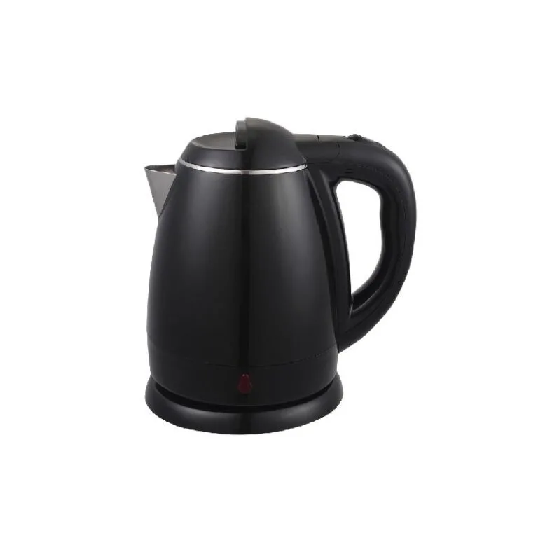 Електрическа кана 1,2 л от неръждаема стомана, черна, 1350 W