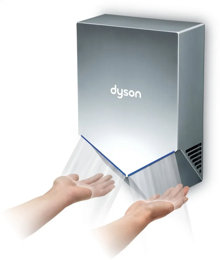 Сешоар за ръце Dyson Airblade V Quiet, никел