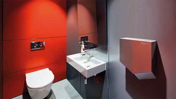 Сешоар за ръце Dyson Airblade V Quiet, никел, HEPA, 690 км/ч — снимка 3
